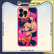 Moon CASE 24H Makima Hug Denji Chainsaw Anime iphone CASE ip 8/x/xs/xs max/11/12/13/14pro/plus/proma