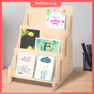 Card Display Stand Greeting Card Display Multifunctional Card Stand 3 Tier Wooden Card Display Stand