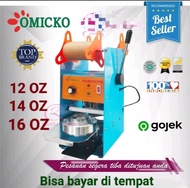 Mesin Cup Sealer C35 Press Gelas Plastik Minuman dan  + pilih Variasi paket plastik cup sealer OMICK