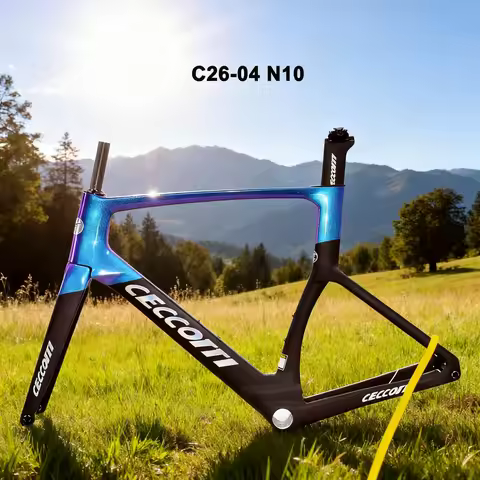 2025 New Carbon Road Bicycle Frame, Full Hidden Cable Line, Disc Brake, Racing T47, Bottom Bracket, 