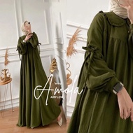 Baju Gamis Wanita Terbaru 2023/ Gamis Simple Dan Elegan/ Amola Dress/d