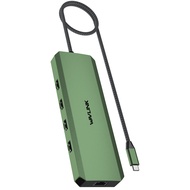 WAVLINK Dual 4K Display Hub 10-in-1 USB C 10G Laptop Docking Station Multiport Adapter with Dual 4K 