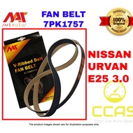 MEAUSU FAN BELT NISSAN URVAN E25 3.0 ( MSFB-7PK-037 / 7PK1757 ) TALI KIPAS
