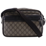 Gucci GUCCI 肩包 114531 GG Supreme 帆布棕色斜背/肩背包 拉鍊 男女通用 [二手]