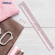 [Hellery] Grading Ruler Sewing Ruler Scale Graph Ruler 18" 45cm Clear B95 Tailor Ruler for