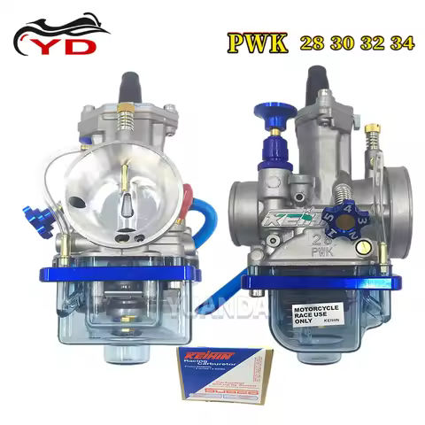 Keihin PWK Carburetor 28mm 30mm 32mm 34mm Save Fuel For 125 150 175 200 250 300cc ATV Dirt Bike Moto