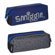 Smiggle PENCIL CASE CANVAS BLUE GREEN ARMY ORIGINAL PENCIL CASE