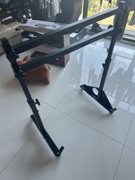 黑色可調節/移動電視支架