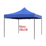SUPER Grade A 10x10 Canopy Kanopi SET Heavy Duty Stronger Frame High Quality 800D Thicken Oxford Fab