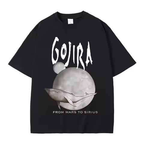France Metal Band Gojira From Mars To Sirius Flying Whales Music Album Graphic T Shirts Men's Women 