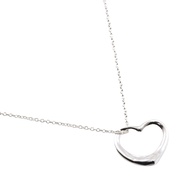 Tiffany & Co. Elsa Peretti 設計的 Open Heart 項鍊，925 純銀，約 4.2 克，女士 [二手]