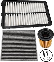 Engine Air Filter & Cabin Air Filter & Oil Filter Fit for 2020-2023 Hyundai Sonata / 2022-2023 Hyund