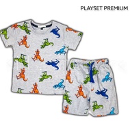 🔥READY STOCK NEW ARRIVAL🔥BOY KIDS SHORT PANTS PLAYSET 1 TAHUN - 6 TAHUN COTTON / PAYSET BUDAK LELAKI