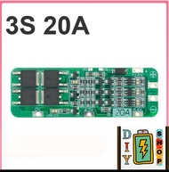 [ส่งด่วนในไทย][ส่งด่วน]บอร์ดชาร์จแบตเตอรี่ลิเธียม Li-on 18650 BMS 3s 12.6V BMS 4s 16.8V BMS 5s 21V B