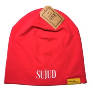 Sujud Beanie - Red Design