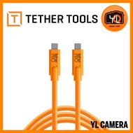 Tether Tools CUC15-ORG TetherPro USB-C to USB-C Cable 15 Feet (4.6m)