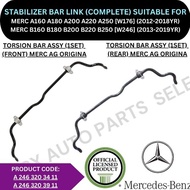 TORSION BAR, STABILIZER LINK (FRONT, REAR) FOR MERC A160 A180 A200 A220 A250 [W176] / B160 B180 B200