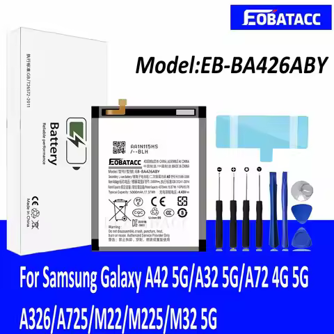 2026 years 100% New High Quanlity Battery EB-BA426ABY For Samsung A42 5G/A32 5G/A72/A326/A725/M22/M2