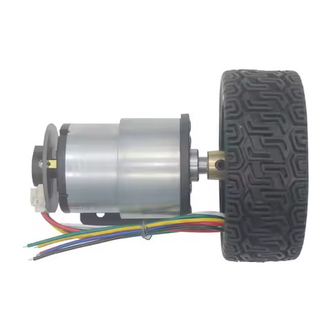JGB37-520 intelligent DC6V 12V Hall encoder geared motor small trolley kit speed measuring