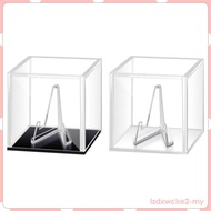 [lzdxwcke2] Guitar Pick Display Box, Pick Case with Holder, Display Container 1.97x1.97x1.97 Inch, P