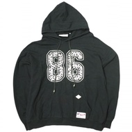 el conductorH Conductor 24SS ผลิตในญี่ปุ่น เสื้อฮู้ดผ้าฝ้ายปักลายเชือก TEAM 86 เสื้อฮู้ดแบบสวมหัวปัก