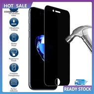 COOD Screen Protector Round Edge 9H Hardness Tempered Glass Privacy Screen Protector for iPhone X XS XR 8/7/6/6S Plus