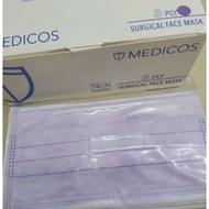 Lilac/Purple mask -Adult(Medicos) - 1pkt 10pc