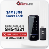 Samsung SHS-1321 Digital Door Lock (2 Years Warranty) | Free Installation and Delivery | 2 Way Authentication