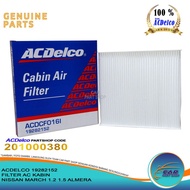 FILTER AC KABIN CABIN NISSAN MARCH 1.2 1.5 ALMERA ACDELCO ORI