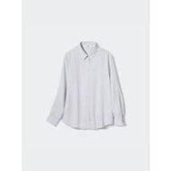 Uniqlo rayon blouse in light grey