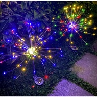 ✨2025 Viral 2Mode LED Firework Solar Light Outdoor Waterproof Garden Lampu Hari Raya Bunga Api Kelip