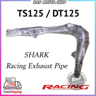TS125 / DT125 Racing Exhaust Muffler Pipe (SHARK)
