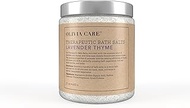 Olivia Care Epsom Bath Salts with Lavender Thyme – Therapeutic, Relieve Stress & Relax Muscles. Exfo