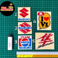 Sticker Suzuki/Team Pepsi Suzuki/I Love V1/Hayabusa/Stiker Stickers Cutting Overlapping Reflective D