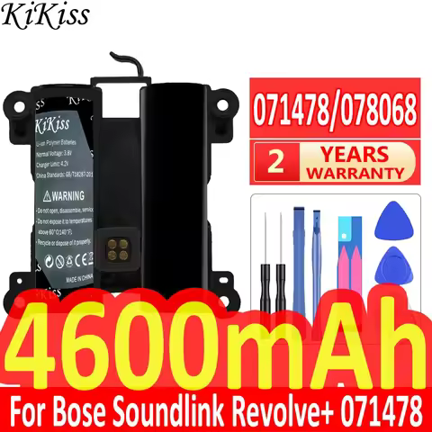 4600mAh Bluetooth Speaker Battery for Bose Soundlink Revolve+ 071478 Portable Speaker 071478/078068