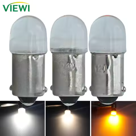 1X Ampadas BA9S T4W 1W Led Interior Bulb 6v 12v 24v Mini Auto Side Marker Backup Tail Reading Bulb T