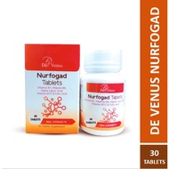 NURFOGAD DE VENUS TABLETS 30'S - Vit B1, B6, B12, Alpha Lipoic Acid, Folic Acid