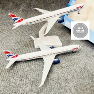 Boeing 777-300 aircraft model BRITISH Airlines "BRITISH AIRWAYS" one-piece wheel metal model
