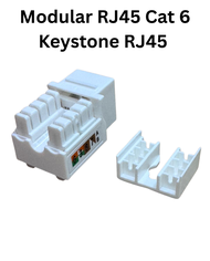MODULAR JACK RJ45 CAT 6 COMMSCOPE JACK MODULAR CAT6 UTP RJ45 KEYSTONE RJ45