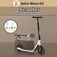 【SG In Stock】Scooter Adult Teen Kick Scooter Foldable From Age 7 To Adult Built in Hand Brake With 8