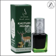 KASTURI HIJAU Rex 5ml Attar ROll On REX Perfume 100% Original Unisex Perfume Pati Miyak Wangi