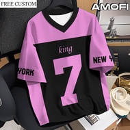 [ Free Custom of Name and Number ] Sports Jerseys 3d Digital Printing Full Sublimation Couple Knitte