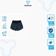 Quần Short Thể Thao Chạy Bộ Nữ Đa Năng MOTIVE WM SHORT BELT - Màu Đen/Xanh