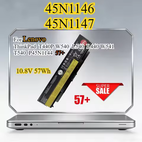 45N1146 45N1147 10.8V 57Wh Laptop Battery for Lenovo ThinkPad T440P W540 L540 L440 W541 T540P 45N114