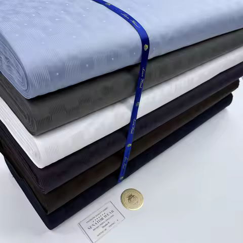 5Yards African Cashmere Wool Material For Men Cloth African Agbada Soft Cashmere Cotton Fabric for M