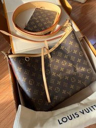 💯new LV Carryall 小號 老花子母包 超大空間 棕色老花