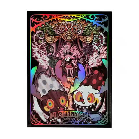 50 PCS 66*91mm Standard Size Art Anime Card Sleeves for MGT/PKM/PTCG Game Top Loading Board Game Tra