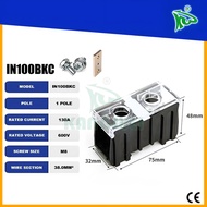 KW IN Din Rail Terminal Block With Cover IN12BKC IN13BKC IN20 IN30 IN411SBC IN60 IN100BKC 20A 30A 50