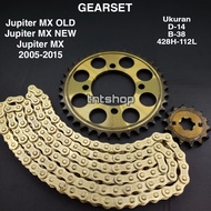 Gear set JUPITER MX 135 NEW gear JUPITER MX OLD JUPITER MX LAMA JUPITER MX Girset JUPITER MX NEW