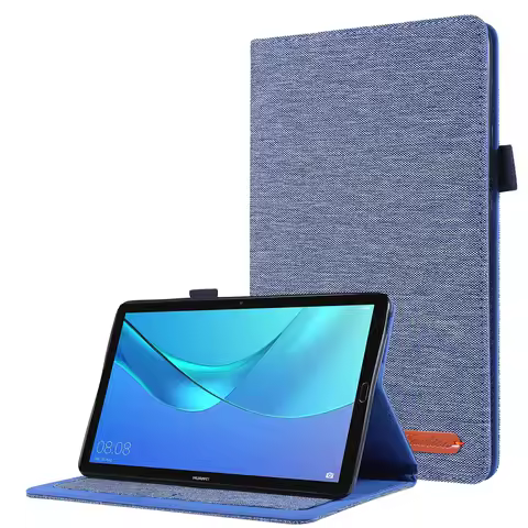 Soft Fabric Flip Stand Cover For Lenovo Tab M8 4th Gen Case TPU Protective Tablet Case For Lenovo Ta